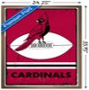 Trends International NFL Arizona Cardinals - Retro Logo 15 Wall Poster, 34L x 22.4W, Bronze Framed Version view 3