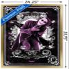 Trends International DC Comics Movie - The Dark Knight - The Joker Playing Card Wall Poster, 22.375" x 34", Gold Framed Version view 3