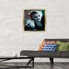 Trends International DC Comics - The Dark Knight - The Joker - Man With A Plan Wall Poster, 14.725" x 22.375", Gold Framed Version view 2