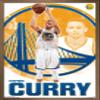 Trends International NBA Golden State Warriors - Stephen Curry 15 Wall Poster, 22.375" x 34", Bronze Framed Version view 1