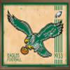 Trends International NFL Philadelphia Eagles - Retro Logo 14 Wall Poster, 22.375" x 34", Bronze Framed Version view 1