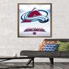 Trends International NHL Colorado Avalanche - Logo 17 Wall Poster, 22.375" x 34", Bronze Framed Version view 2