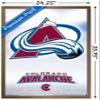 Trends International NHL Colorado Avalanche - Logo 17 Wall Poster, 22.375" x 34", Bronze Framed Version view 3