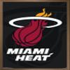 Trends International NBA Miami Heat - Logo 14 Wall Poster, 22.375" x 34", Bronze Framed Version view 1