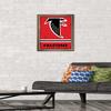 NFL Atlanta Falcons - Retro Logo 15 Wall Poster, 22.4L" x 14.7W", Bronze Framed Version view 2
