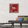 Trends International NFL San Francisco 49ers - Retro Logo 14 Wall Poster, 14.725" x 22.375", Bronze Framed Version view 2