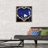 Trends International NFL Baltimore Ravens - Logo 14 Wall Poster, 14.725" x 22.375", Bronze Framed Version view 2