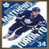 Trends International NHL Toronto Maple Leafs - Austin Matthews 16 Wall Poster, 22.375" x 34", Bronze Framed Version view 1