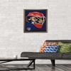 Trends International NHL Florida Panthers Mask 16 Wall Poster, 14.725" x 22.375", Bronze Framed Version view 2