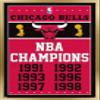 NBA Chicago Bulls - Champions 13 Wall Poster, 22.4L" x 14.7W", Gold Framed Version view 1