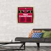 NBA Chicago Bulls - Champions 13 Wall Poster, 22.4L" x 14.7W", Gold Framed Version view 2