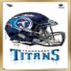 Trends International NFL Tennessee Titans - Drip Helmet 20 Wall Poster, 22.375" x 34", Gold Framed Version view 1