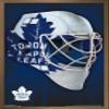 Trends International NHL Toronto Maple Leafs - Mask 16 Wall Poster, 22.375" x 34", Bronze Framed Version view 1