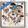 Trends International NBA Golden State Warriors - Stephen Curry 16 Wall Poster, 22.375" x 34", Bronze Framed Version view 3