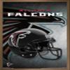 Trends International NFL Atlanta Falcons - Helmet 16 Wall Poster, 14.725" x 22.375", Bronze Framed Version view 1