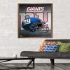 Trends International NFL New York Giants - Helmet 16 Wall Poster, 22.375" x 34", Bronze Framed Version view 2