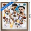 Trends International NBA Golden State Warriors - Stephen Curry 16 Wall Poster, 14.725" x 22.375", Bronze Framed Version view 3