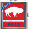 NFL Buffalo Bills - Retro Logo 15 Wall Poster, 22.4L" x 14.7W", Bronze Framed Version view 3