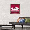 Trends International NFL Arizona Cardinals - Retro Logo 15 Wall Poster, 22.4L x 14.7W, Bronze Framed Version view 2