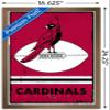 Trends International NFL Arizona Cardinals - Retro Logo 15 Wall Poster, 22.4L x 14.7W, Bronze Framed Version view 3