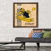 Trends International NFL Pittsburgh Steelers - Retro Logo 14 Wall Poster, 22.375" x 34", Bronze Framed Version view 2