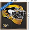 Trends International NHL Pittsburgh Penguins - Mask 16 Wall Poster, 22.375" x 34", Bronze Framed Version view 3