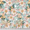 SIGNWIN Wall Mural Flowers and Leaves Removable Self-Adhesive Wallpaper Wall Decoration for Bedroom Living Room - 100x144 inches view 2