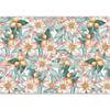 SIGNWIN Wall Mural Flowers and Leaves Removable Self-Adhesive Wallpaper Wall Decoration for Bedroom Living Room - 100x144 inches view 3