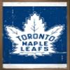 Trends International NHL Toronto Maple Leafs - Retro Logo 16 Wall Poster, 14.725" x 22.375", Bronze Framed Version view 1