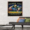 Trends International NFL Green Bay Packers - End Zone 17 Wall Poster, 22.375" x 34", Bronze Framed Version view 2