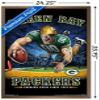 Trends International NFL Green Bay Packers - End Zone 17 Wall Poster, 22.375" x 34", Bronze Framed Version view 3