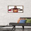NBA Cleveland Cavaliers - Lebron James 17 Wall Poster, 22.4L" x 14.7W", Bronze Framed Version view 2