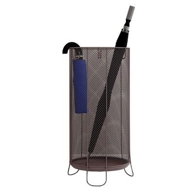 Umbrella Racks Hua Metal Umbrella Stand, Business Umbrella Bucket in The Lobby of The Home Hotel, Large Capacity Storage of 5~12 Umbrellas, Waterproof and Rustproof, 3 Colors