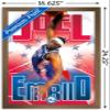 Trends International NBA Philadelphia 76ers - Joel EmbIId 17 Wall Poster, 22.4L x 14.7W, Bronze Framed Version view 3