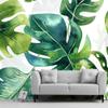 SIGNWIN Wall Mural Flowers and Leaves Removable Self-Adhesive Wallpaper Wall Decoration for Bedroom Living Room - 100x144 inches view 2