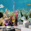 SIGNWIN Wall Mural Under The Sea Fish Removable Self-Adhesive Wallpaper Wall Decoration for Bedroom Living Room - 66x96 inches view 3