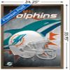Trends International NFL Miami Dolphins - Helmet 18 Wall Poster, 22.375" x 34", Bronze Framed Version view 3