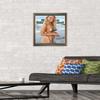 Trends International Sports Illustrated: Swimsuit Edition - Camille Kostek Cover 19 Wall Poster, 14.725" x 22.375", Bronze Framed Version view 2