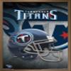 Trends International NFL Tennessee Titans - Helmet 18 Wall Poster, 22.375" x 34", Bronze Framed Version view 1