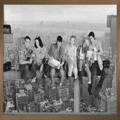 Trends International Friends - Posed Wall Poster, 14.725" x 22.375", Bronze Framed Version