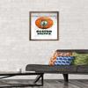Trends International NBA Boston Celtics - Drip Ball 20 Wall Poster, 14.725" x 22.375", Bronze Framed Version view 2
