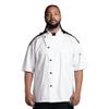 Uncommon Threads Chef Coat Rogue with Mesh White M, 0701-2503 view 1