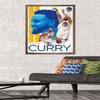Trends International NBA Golden State Warriors - Stephen Curry 19 Wall Poster, 22.375" x 34", Bronze Framed Version view 2