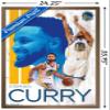 Trends International NBA Golden State Warriors - Stephen Curry 19 Wall Poster, 22.375" x 34", Bronze Framed Version view 3