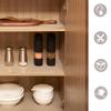 Rxemohesuoh Kitchen Cabinet Liner, Non-Adhesive Shelf Liner, 17.5IN x 10FT Double Sided Non-Slip Drawer Liner Washable for Kitchen, Shoe Rack - Clear view 2