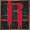 Trends International NBA Houston Rockets - Logo 19 Wall Poster, 14.725" x 22.375", Bronze Framed Version view 1