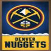 Trends International NBA Denver Nuggets - Logo 18 Wall Poster, 14.725" x 22.375", Bronze Framed Version view 1