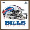 Trends International NFL Buffalo Bills - Drip Helmet 20 Wall Poster, 14.725" x 22.375", Bronze Framed Version view 1