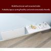 SH-tables Wall-Mounted Folding Dining Table, White Computer Desk, Kitchen Console, Desk, Multifunctional Small Dining Table, Various Sizes (Size : 6030cm) view 4