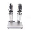 Electric Milkshake Mixer Machine, 110V Dual Head Stainless Steel Speed Adjustable Smoothie Milkshake Blender Malt Maker Machine for Commercial and Home Use view 1